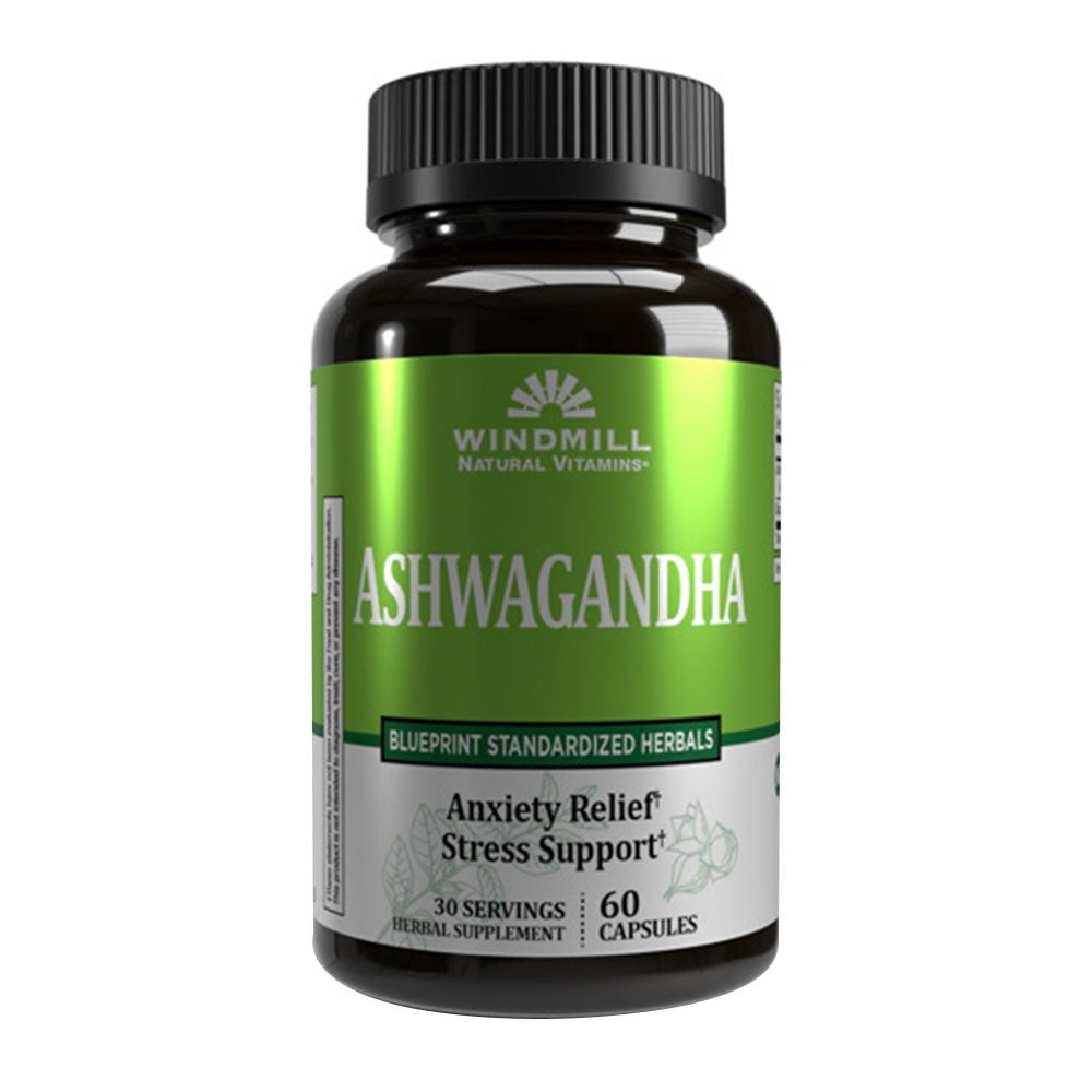 Windmill Vitamins Ashwagandha Capsules, 60 Ea