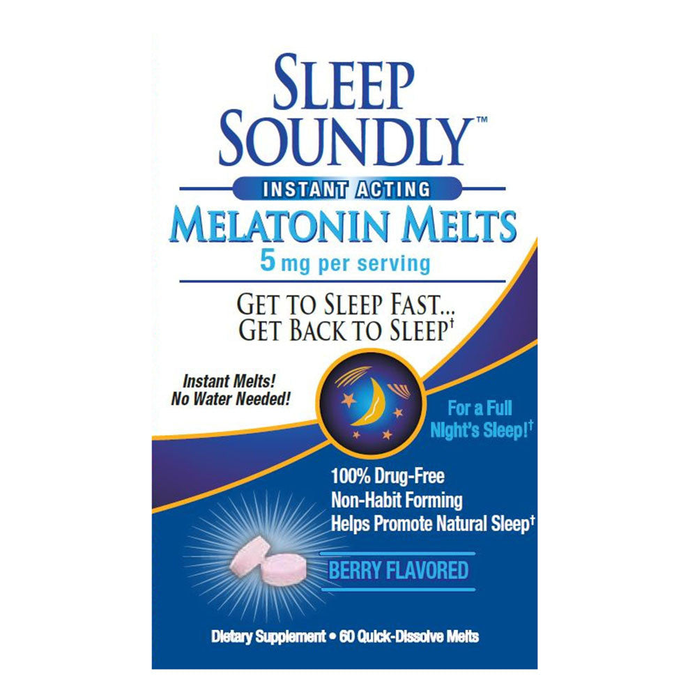 Windmill Vitamins Sleep Soundly Melatonin 5 Mg Quick Melts, 60 Ea