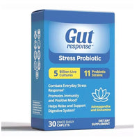 Gut Response Stress Probiotic Caplets, 30 Ea