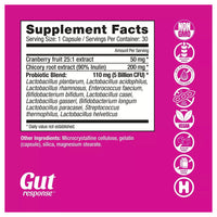 Gut Response Womens Probiotic Capsules, 30 Ea
