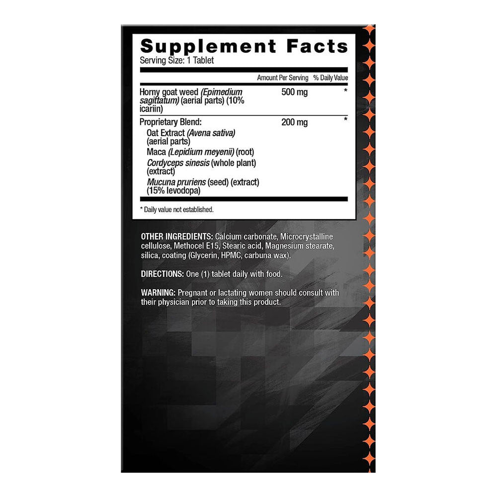 Cybergenics Horny Goat Weed 500Mg Natures Aphrodisiac Tablets, 60 Ea