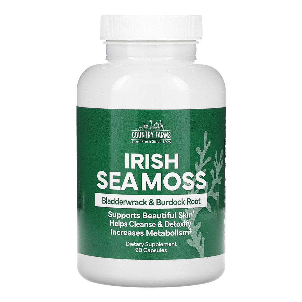 Country Farms Irish Sea Moss Capsules, 90 Ea