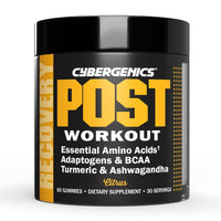 Cybergenics Post Workout Gummies Support Muscle Recovery and Joint Health, Citrus Flavor, 60 Ea