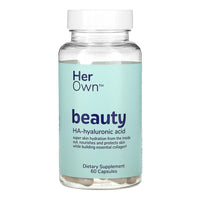 Her Own Beauty Hyaluronic Acid Capsules, Skin Hydration, 60 Ea