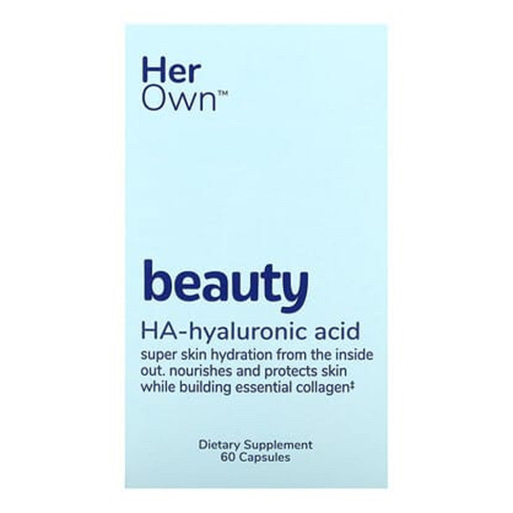 Her Own Beauty Hyaluronic Acid Capsules, Skin Hydration, 60 Ea