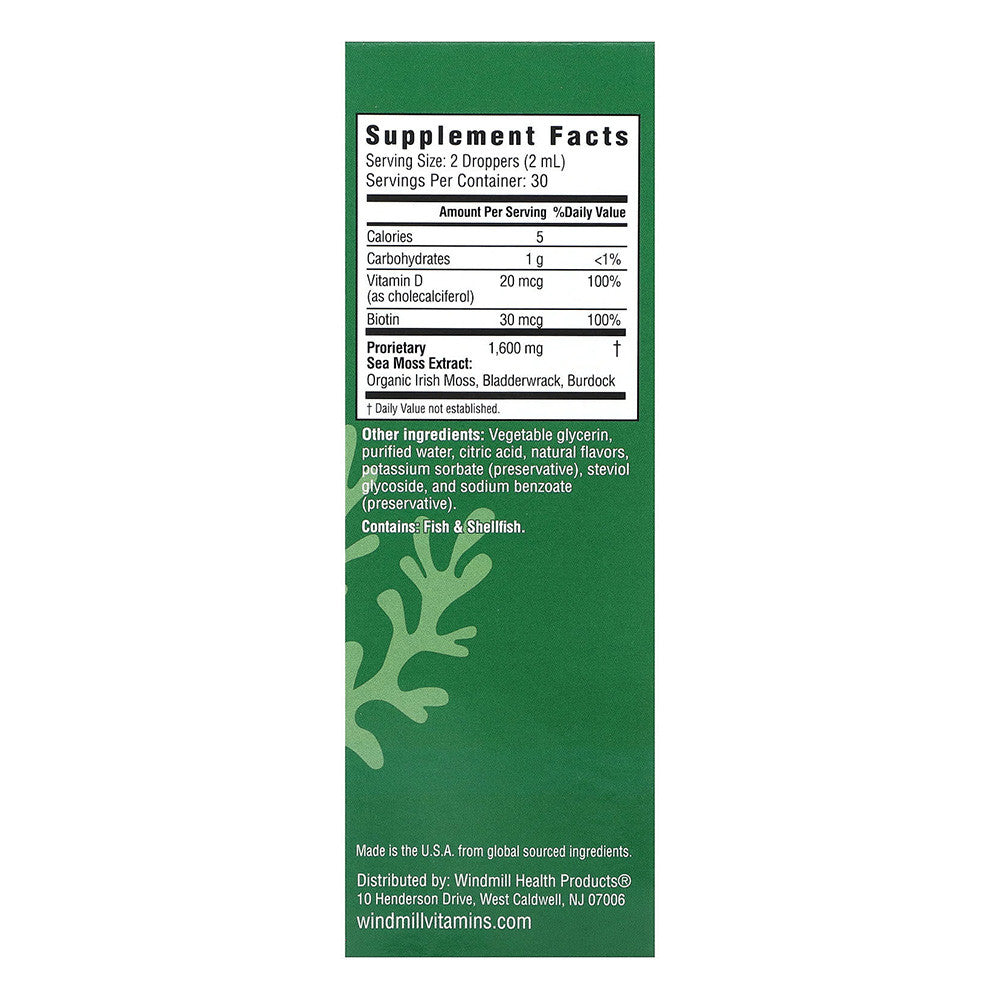 Country Farms Irish Sea Moss, Bladderwrack and Burdock Root, 2 Oz