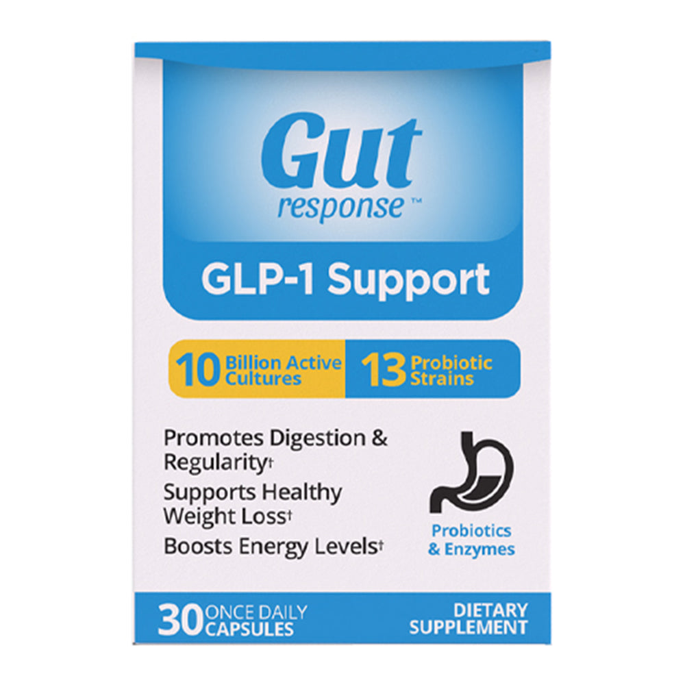 Gut Response Probiotic GLP 1 Digestive Support Dietary Supplement Capsules 30Ea