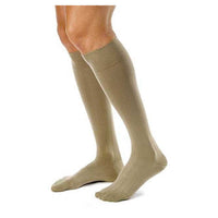 Jobst for Men Casual Knee High Socks 20 to 30 Mmhg Khaki Small, 1 Ea