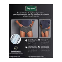 Depend Real Fit Incontinence Underwear For Men Large And Extra Large, 12 Ea