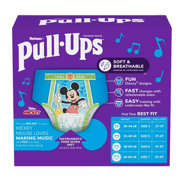 Huggies Pull Ups Boys Learning Designs Training Pants, Size 3t To 4t, 20 Ea