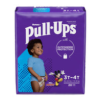 Huggies Pull Ups Boys Learning Designs Training Pants, Size 3t To 4t, 20 Ea