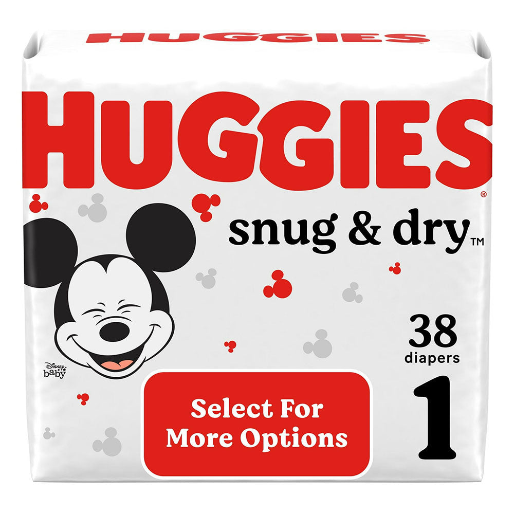 Huggies Snug and Dry Baby Diapers, 38 Ea