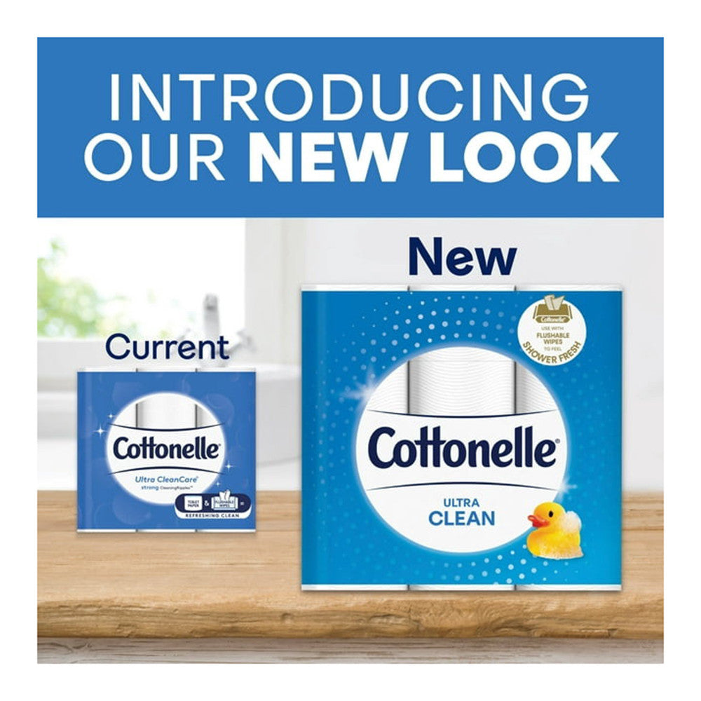 Cottonelle Ultra Clean Toilet Paper, Mega Rolls, 312 Sheets Per Roll, 6 Ea