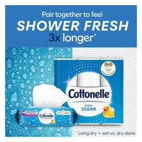 Cottonelle Ultra Clean Toilet Paper, Mega Rolls, 312 Sheets Per Roll, 6 Ea