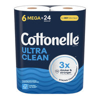 Cottonelle Ultra Comfort Care Clean Strong Toilet Paper, 6 Ea