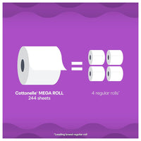 Cottonelle Ultra Comfort Mega Roll Toilet Paper, 6 Ea