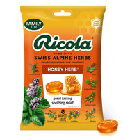Ricola Honey Herb Soothing Cough Drops, Throat Relief and Cough Suppressant, 45 Ea