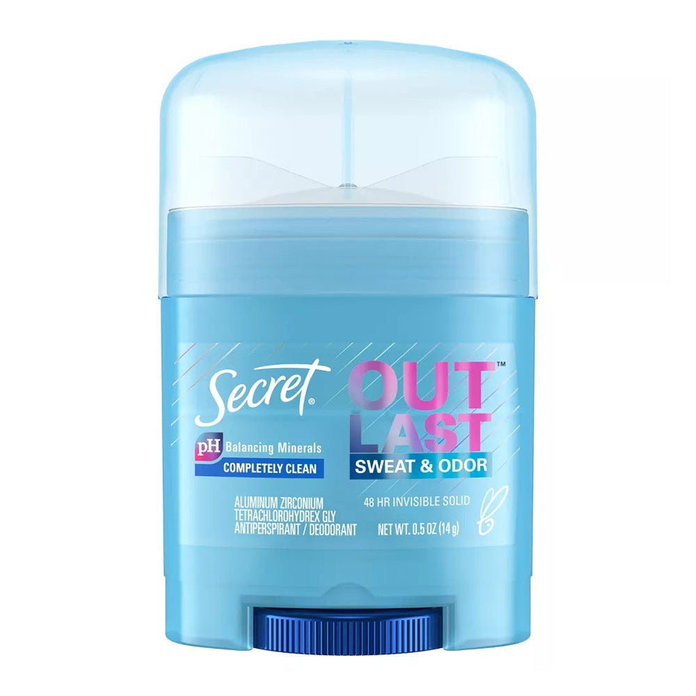Secret Outlast Xtend Completely Clean Antiperspirant & Deodorant, Invisible Solid, 0.5 Oz