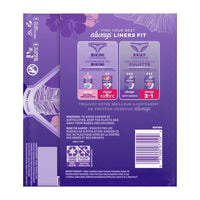 Always Anti Bunch Xtra Protection Daily Liners Long, 108 Ea