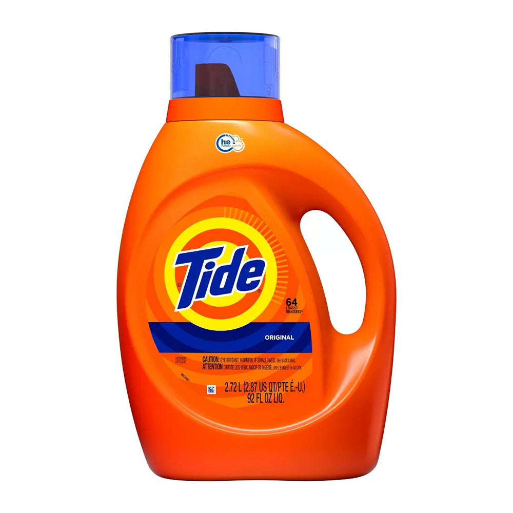 Tide Liquid Laundry Detergent, Original, 64 Loads, 92 Oz