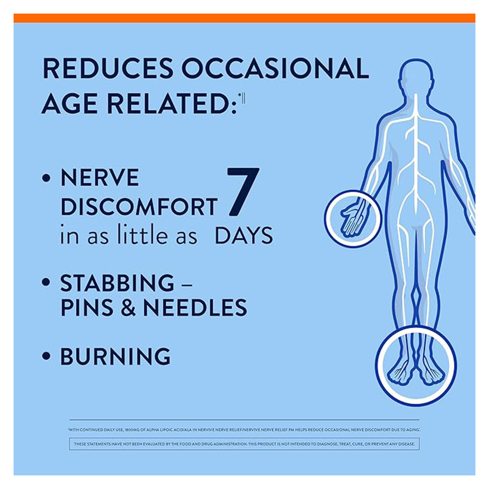 Nervive Nerve Relief PM For Aches, Weakness And Discomfort, 30 Ea