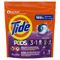 Tide PODS Liquid Laundry Detergent Pacs, Spring Meadow, 16 Count