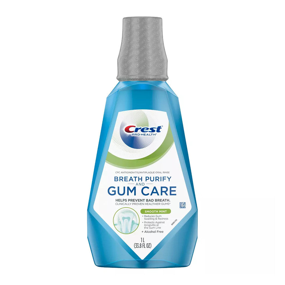 Crest Pro Health Gum and Breath Purify Rinse, Smooth Mint, 33.8 Oz