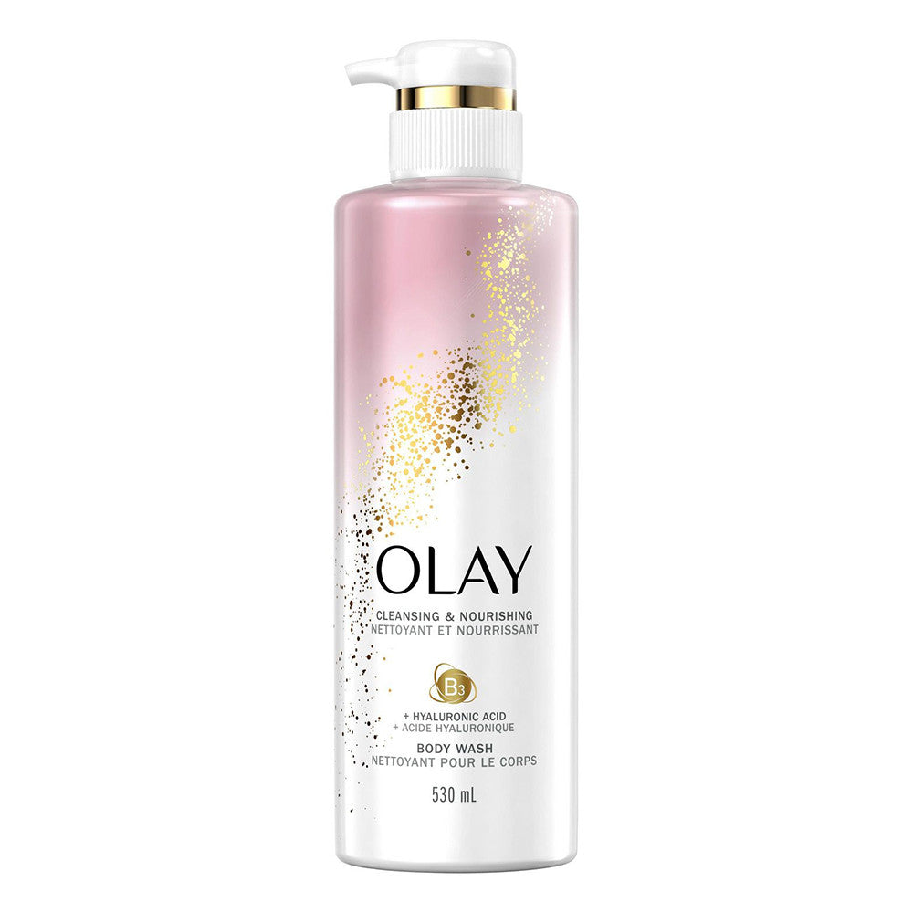 Olay Cleansing & Nourishing Body Wash with Vitamin B3 and Hyaluronic Acid , 17.9 Oz