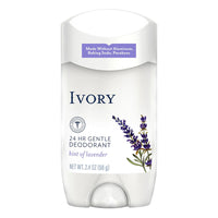 Ivory Deodorant, Hint Of Lavender, 2.4 Oz