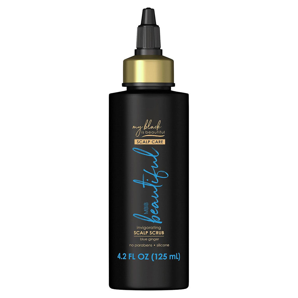 My Black is Beautiful Invigorating Scalp Scrub Treatment, Blue Ginger and Mint, 4.2 Oz