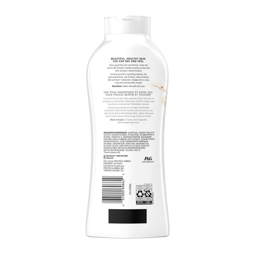Olay Ultra Moisture Body Wash with Notes of Turmeric Golden Milk, 22 Oz