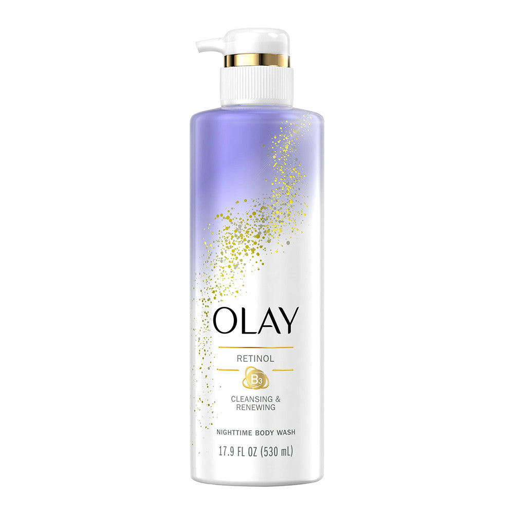 Olay Cleansing & Renewing Nighttime Body Wash, 17.9 Oz
