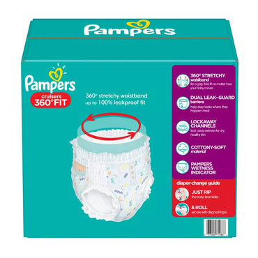 Pampers Cruisers 360 Diapers Size 6, 48 Ea
