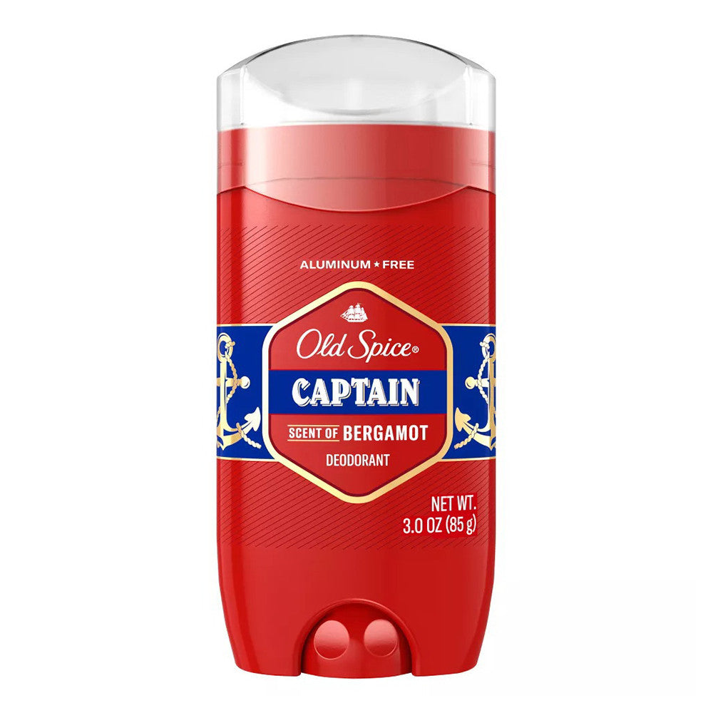 Old Spice Red Collection Captain Scent of Command Deodorant for Men, 3 Oz