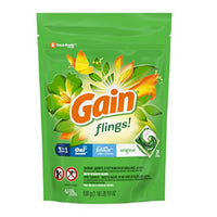 Gain Flings Original Scent Laundry Detergent Pod, 24 Ea