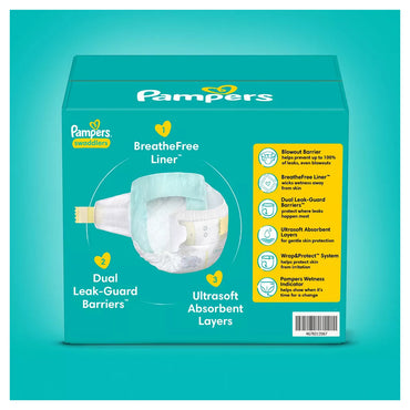 Pampers Swaddlers Active Baby Diaper Size 5, 58 Ea