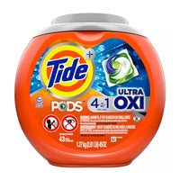 Tide Pods Ultra Oxi Laundry Detergent Pacs, 43 Ea, 45 Oz