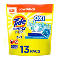 Tide Simply Pods Oxi Laundry Detergent Pacs, Fresh Scent, 13 Ea