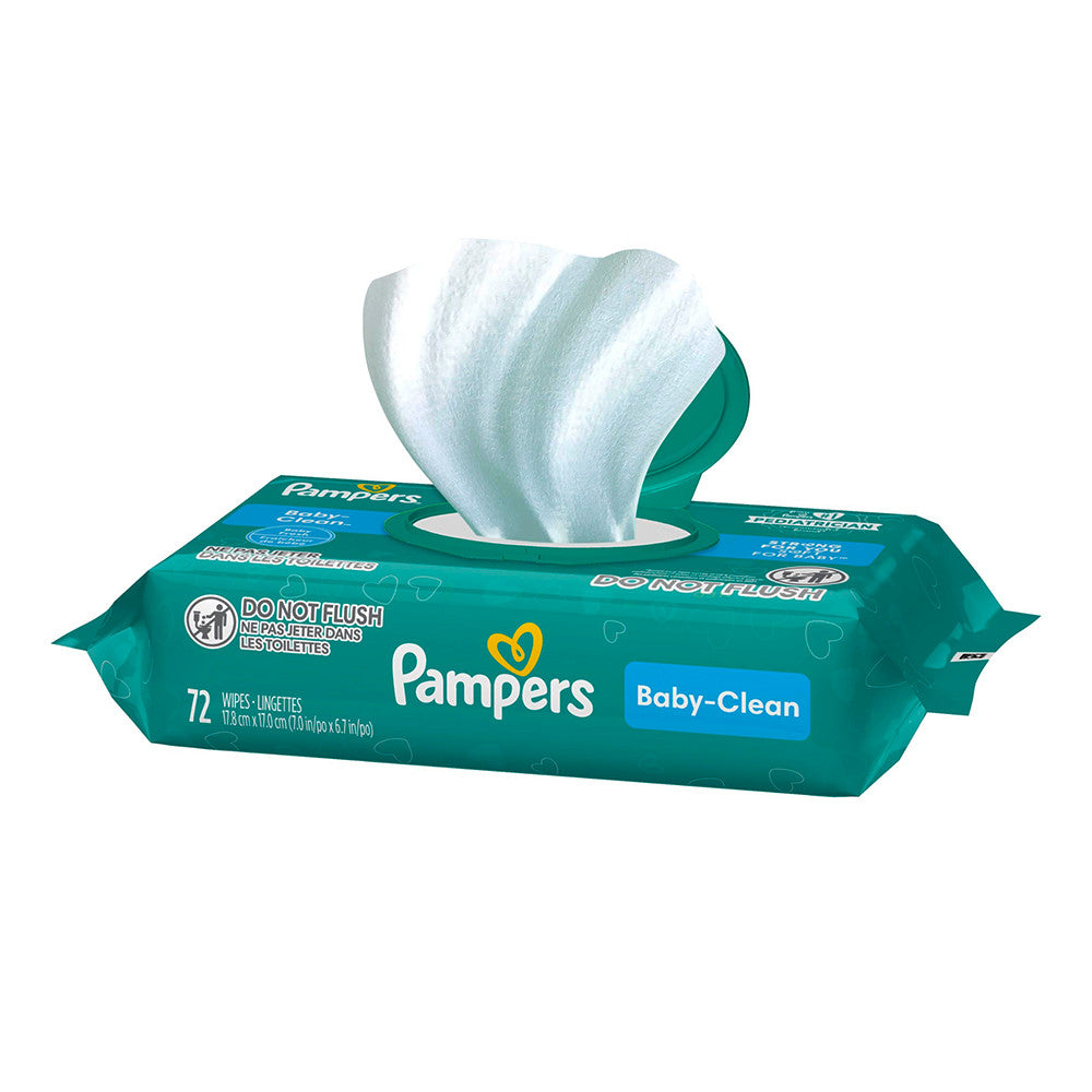 Pampers Complete Clean Baby Wipes, 72 Ea