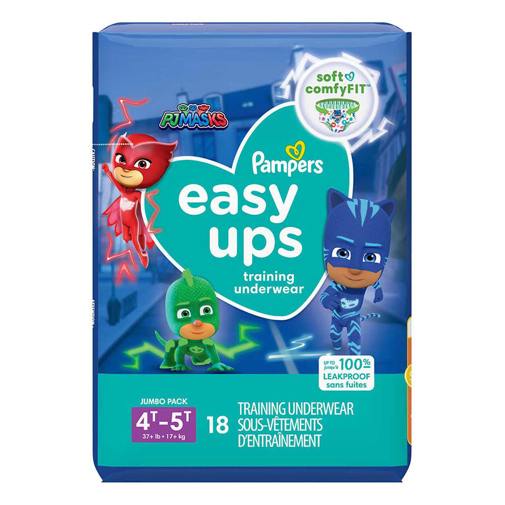 Pampers Easy Ups Bluey Training Pants Toddler Boys, Size 4T/5T, 18 Ea