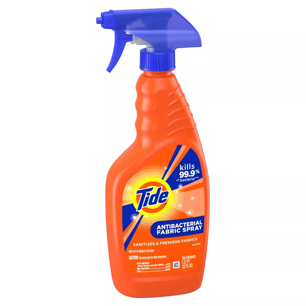 Tide Antibacterial Fabric Spray, Original Scent, 22 Oz