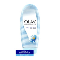 Olay Moisture Ribbons Plus Body Wash, Shea and Blue Lotus, 18 Oz