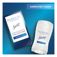 Secret Clinical Strength Completely Clean Antiperspirant And Deodorant Clear Gel, 1.6 Oz