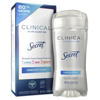 Secret Clinical Strength Clear Gel Antiperspirant And Deodorant - 2.6 Oz