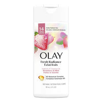 Olay Fresh Outlast Body Wash Strawberry and Mint, 3 Oz