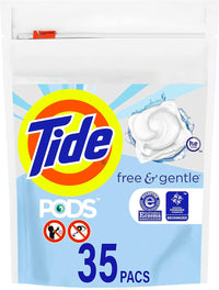 Tide Laundry Detergent Pods, Free And Gentle, 35 Ea, Pack Of 4
