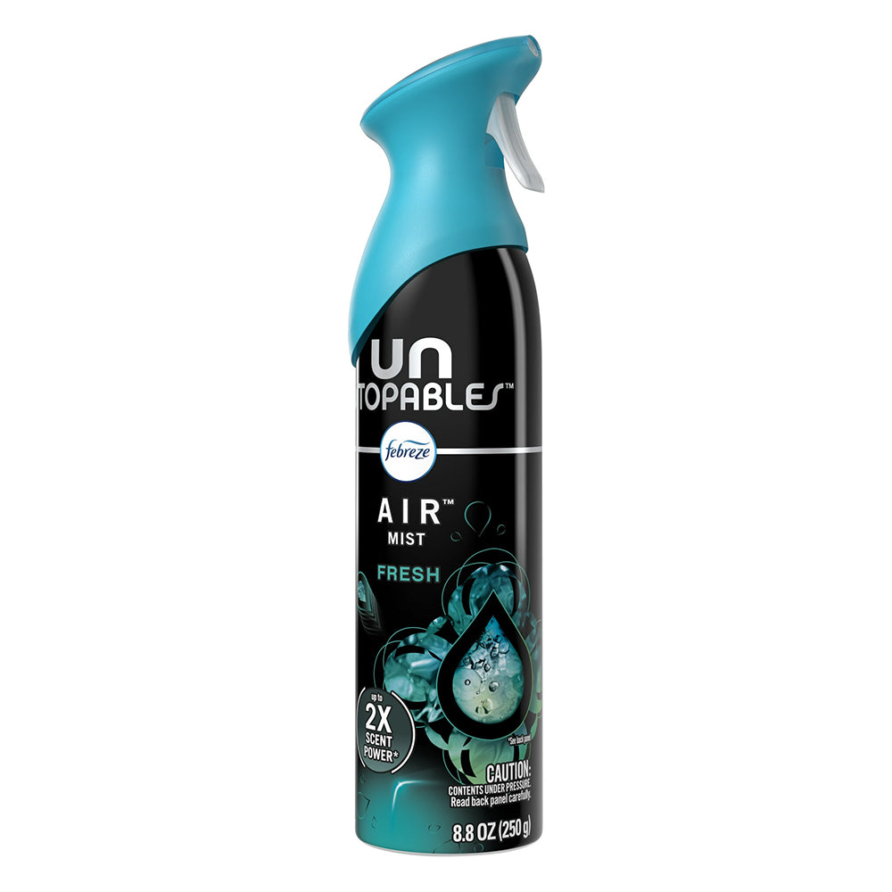 Febreze Unstoppables Air Fresh Spray Odor Eliminator and Room Freshener 8.8Oz (250g)