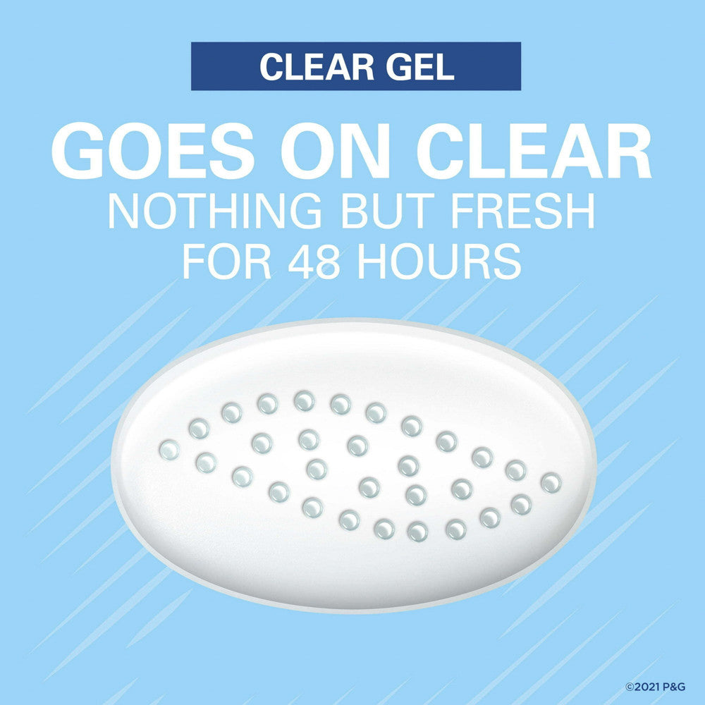 Secret Outlast Clear Gel Antiperspirant Deodorant, Unscented, 3.4 Oz