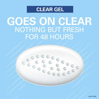 Secret Outlast Clear Gel Antiperspirant Deodorant, Unscented, 3.4 Oz