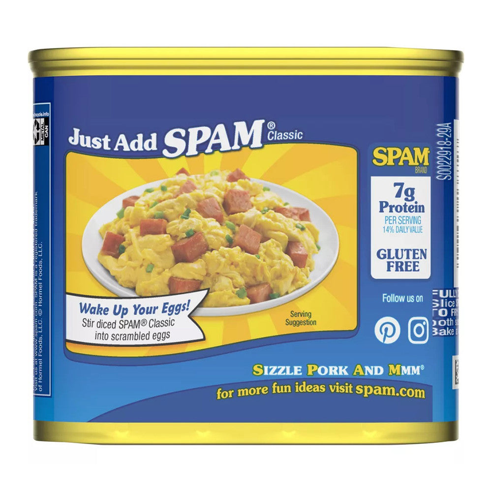 Spam Classic Lunch Meat, 12 Oz